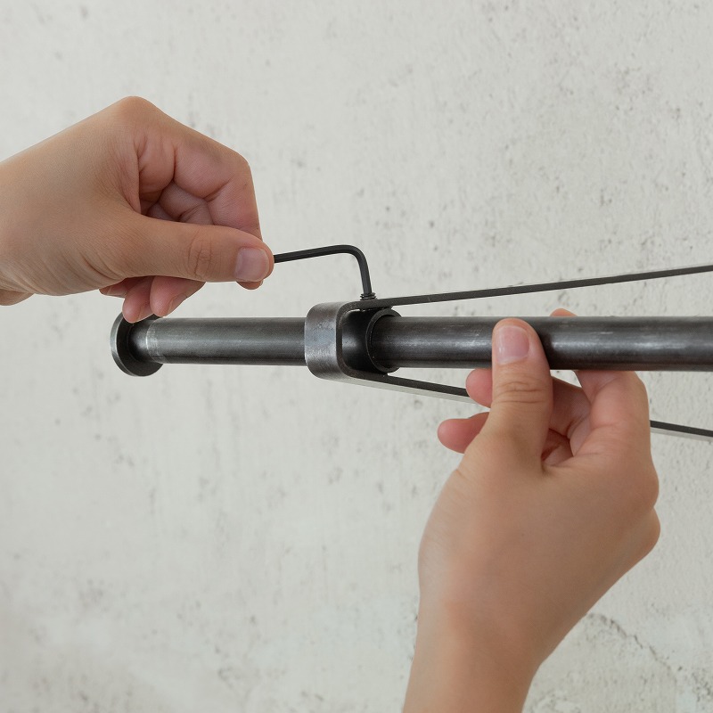 鉄製 壁付けコートハンガー＜サイズオーダー＞