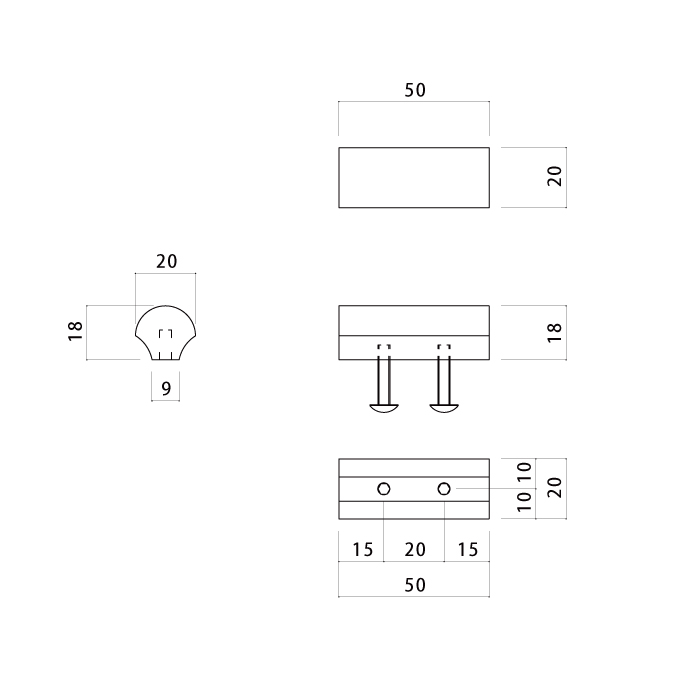 木製 家具ツマミ