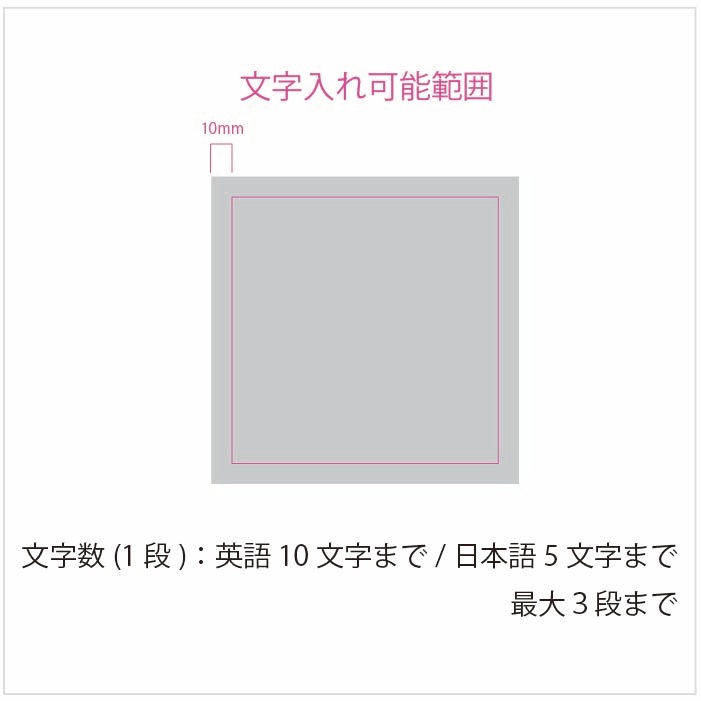データ入稿【Haco】スクエア表札（ステンレス）