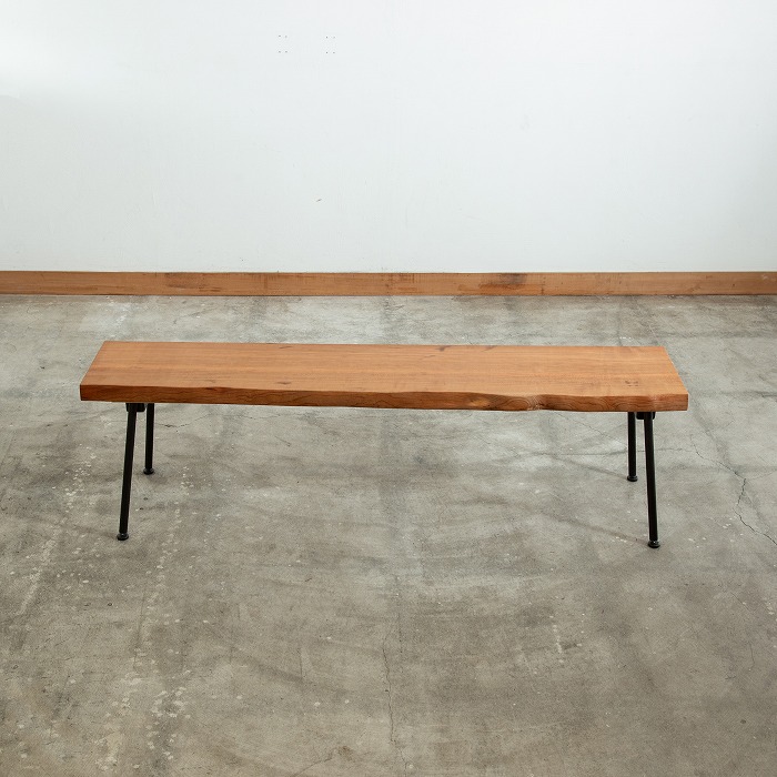 無垢天板ベンチ ヤマザクラ W1500