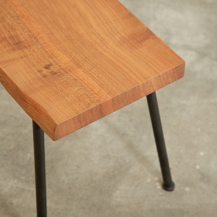 無垢天板ベンチ ヤマザクラ W1500