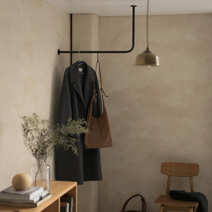 【BOU】L字型天吊りハンガーバー＜サイズオーダー＞