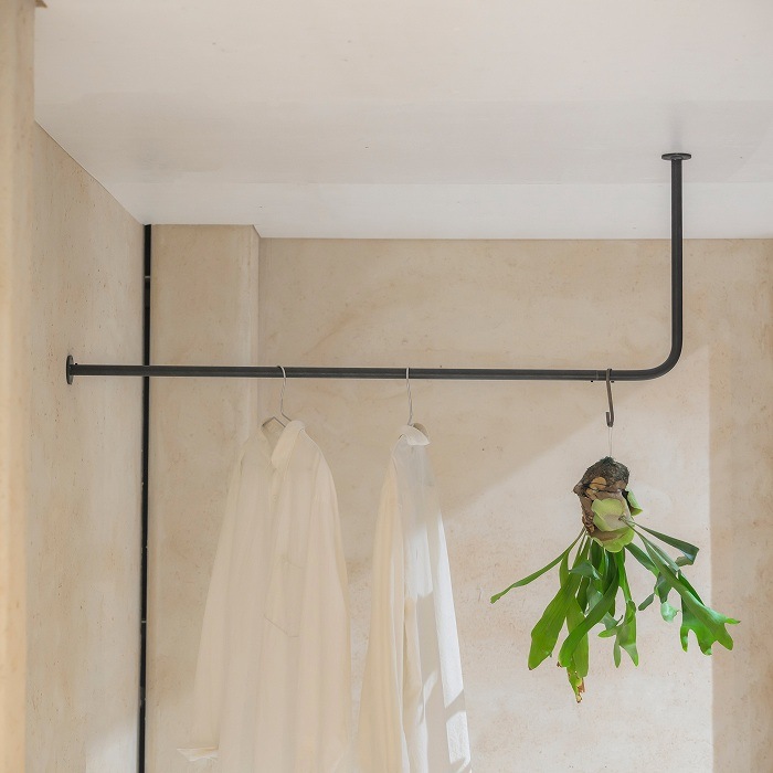 【BOU】L字型天吊りハンガーバー＜サイズオーダー＞