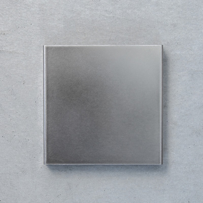 【Haco】スクエア表札 文字入れなし（ステンレス）