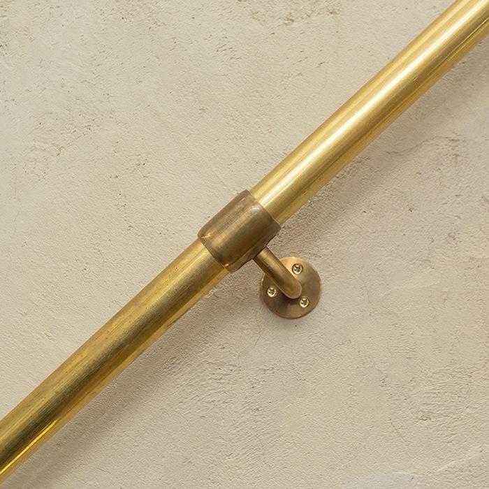 真鍮 階段手すり（丸座）＜サイズオーダー＞