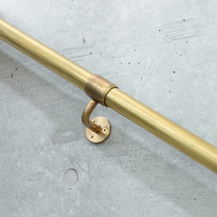 真鍮 階段手すり（丸座）＜サイズオーダー＞