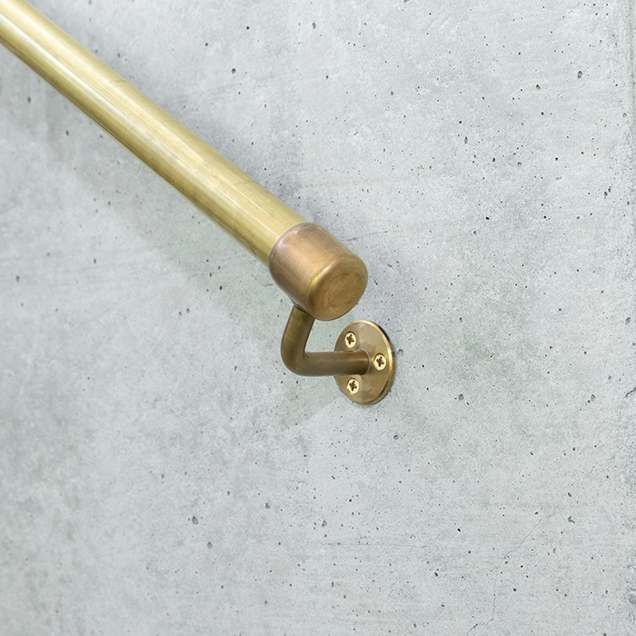 真鍮 階段手すり（丸座）＜サイズオーダー＞