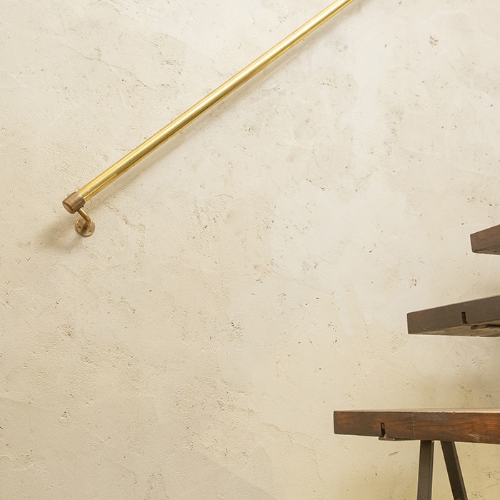 真鍮 階段手すり（丸座）＜サイズオーダー＞