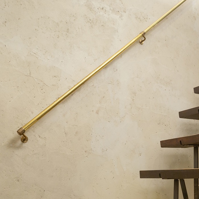 真鍮 階段手すり（丸座）＜サイズオーダー＞