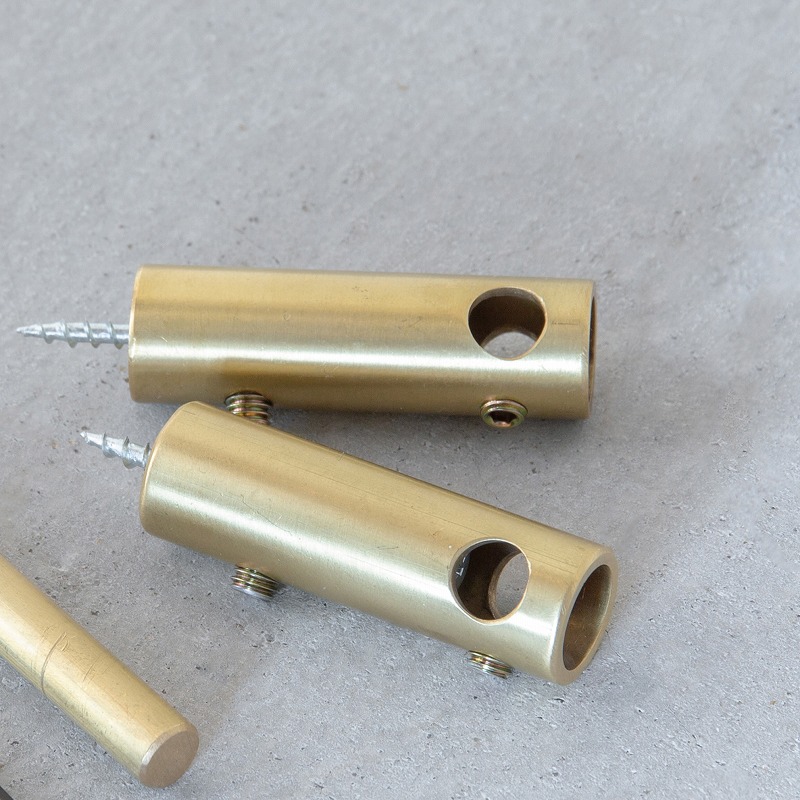 zanai】真鍮 スライドバー用ブラケット | オプション品一覧,金物パーツ