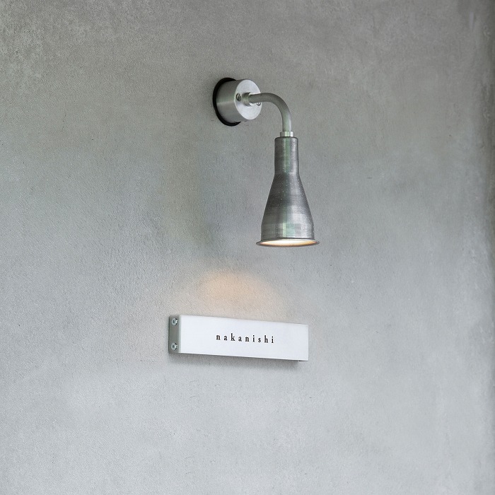 【Haco】スリム表札（ステンレス）