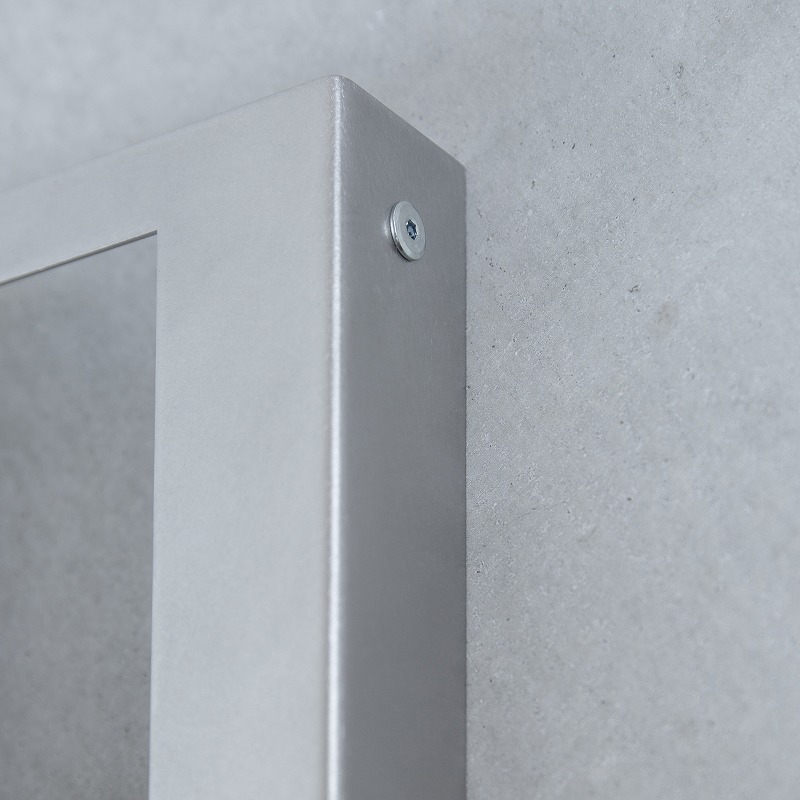 【Haco】スリム表札（ステンレス）