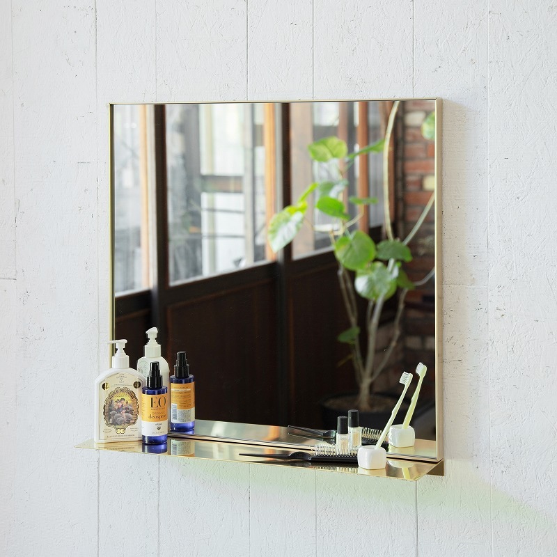 こぼれもの市_真鍮 フロートシェルフ