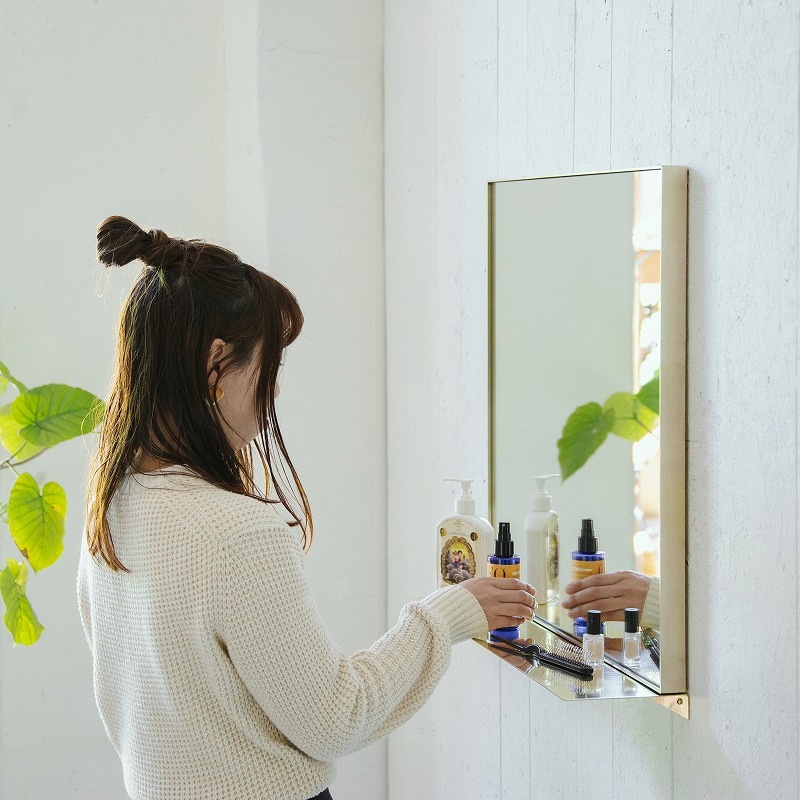 こぼれもの市_真鍮 フロートシェルフ