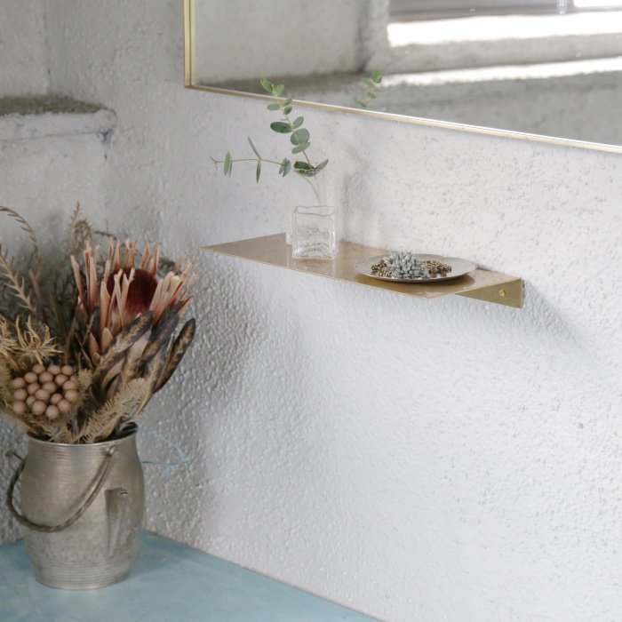 こぼれもの市_真鍮 フロートシェルフ
