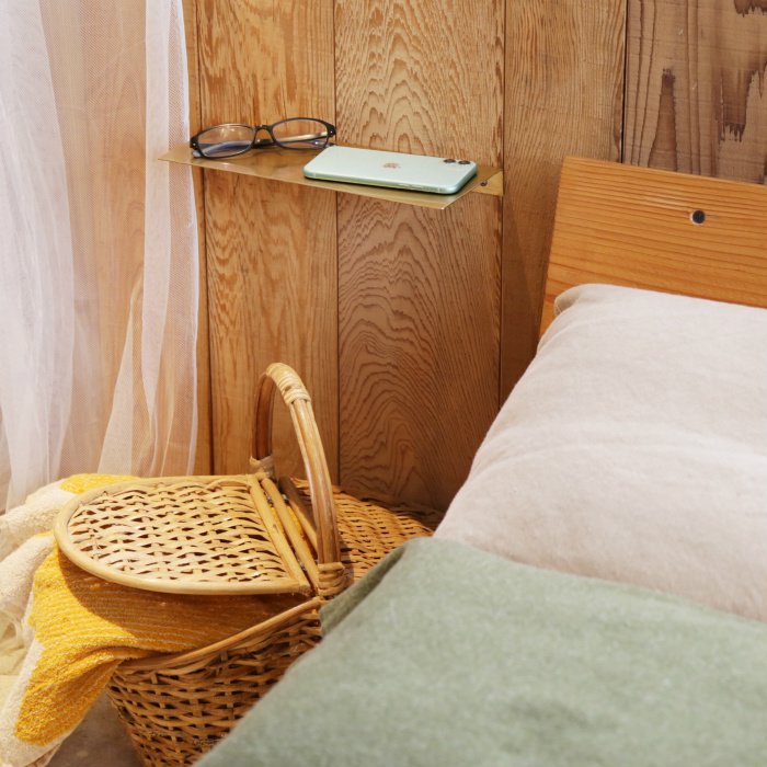 こぼれもの市_真鍮 フロートシェルフ