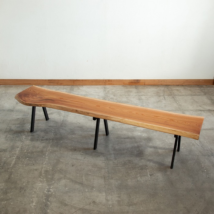 無垢天板ベンチ ケヤキ W1958 | 家具,ソファ・ベンチ | オリジナル家具