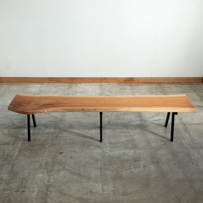 無垢天板ベンチ ケヤキ W1958 | 家具,ソファ・ベンチ | オリジナル家具