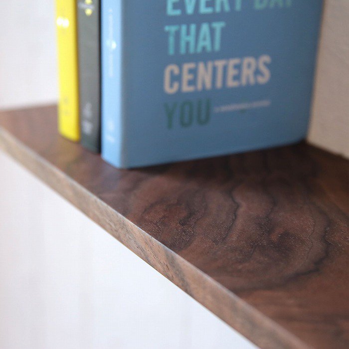 木製 フロートシェルフ（ウォールナット）