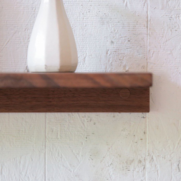 木製 フロートシェルフ（ウォールナット）