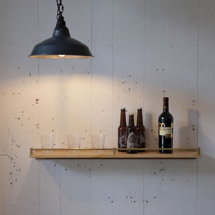 木製 フロートシェルフ（ウォールナット）