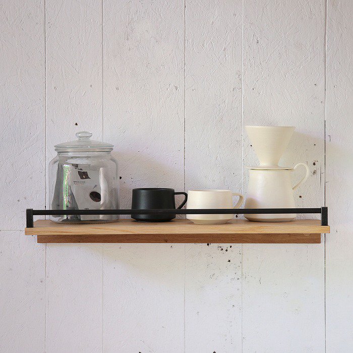 木製 フロートシェルフ（ウォールナット）