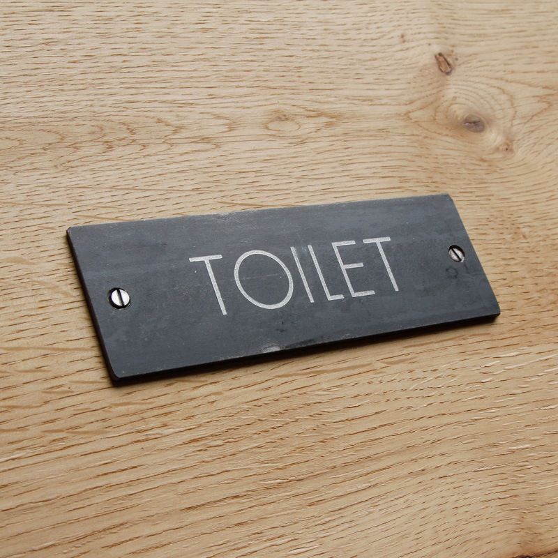 ネームサイン TOILET・BATH ROOM（鉄） | 看板,サインプレート