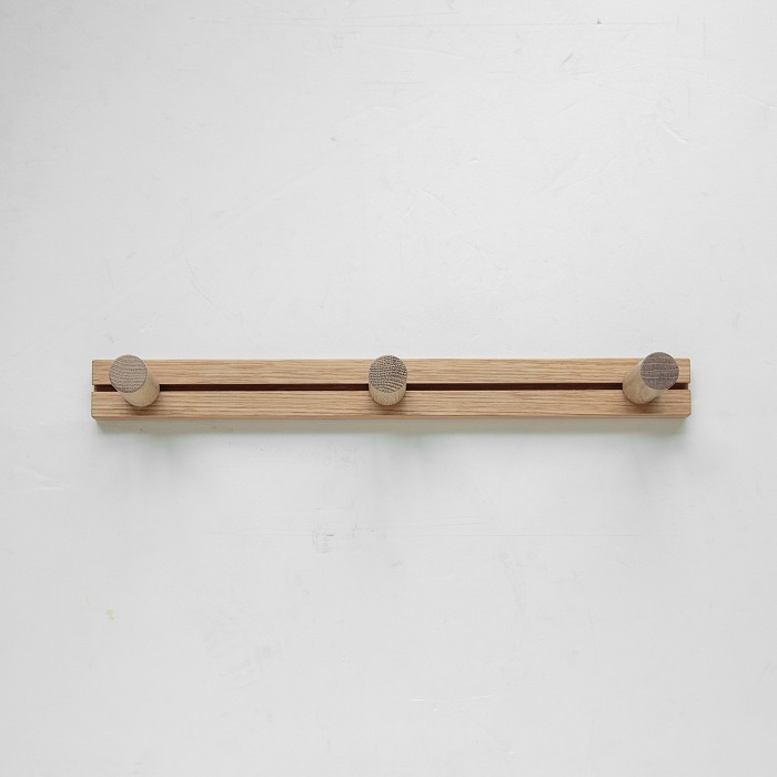 木製 スライドフックハンガー