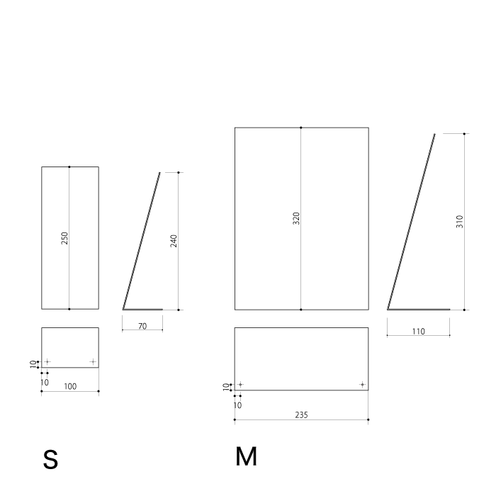卓上マグネットボード(シルバー)