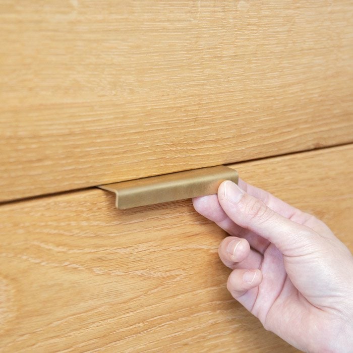 真鍮 アングルハンドル家具用