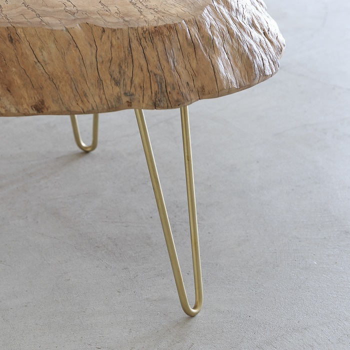 真鍮 V字 テーブル脚