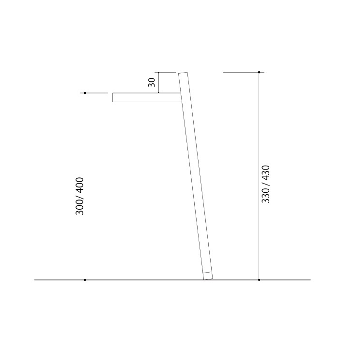 鉄製 トの字 テーブル脚