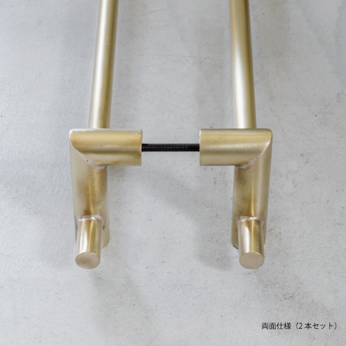 真鍮 オフセットドアハンドル<サイズオーダー>