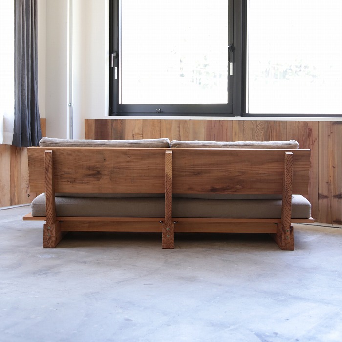 ローソファ ＜3人掛け＞