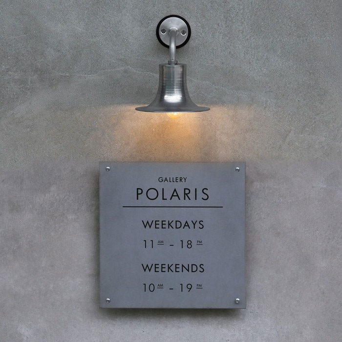 壁面看板 300×300（シルバー）