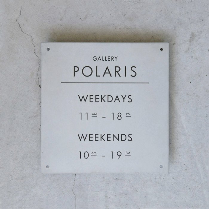 壁面看板 300×300（シルバー）