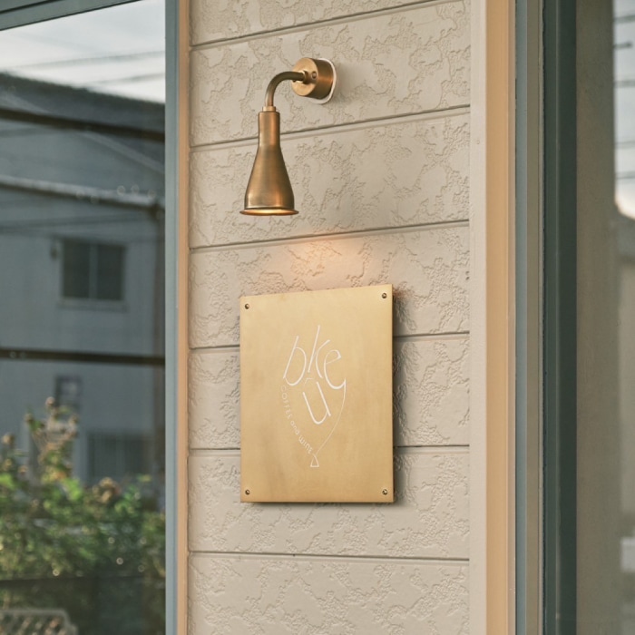 壁面看板 300×300（真鍮）