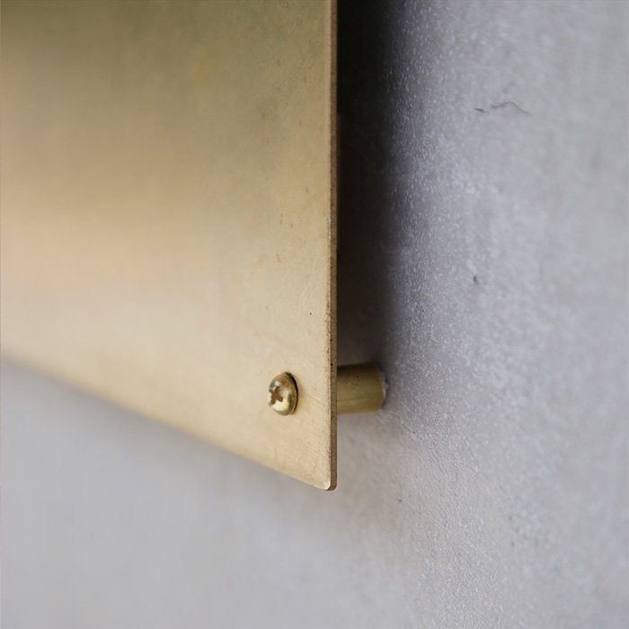 壁面看板 300×300（真鍮）