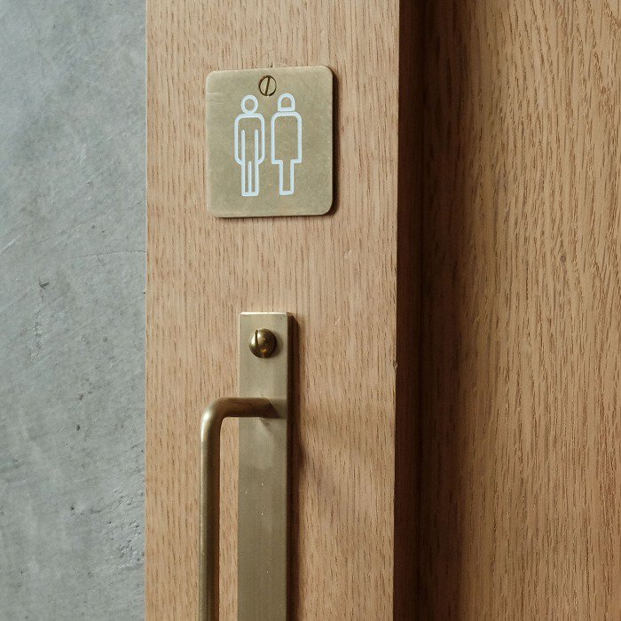 ピクトサイン 内容変更（真鍮）