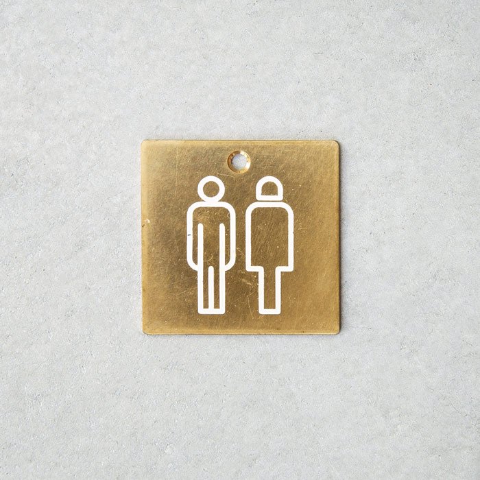 ピクトサイン 内容変更（真鍮）