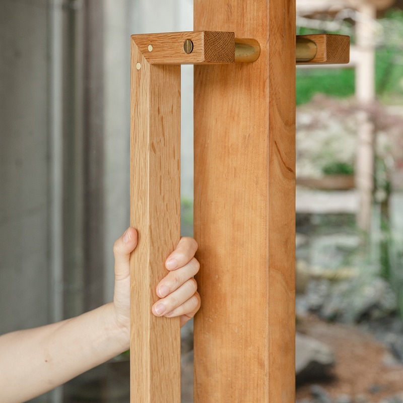 木製 オフセットドアハンドル ナラ