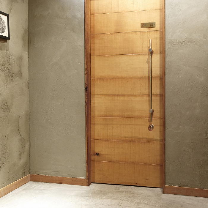 真鍮 ストレートドアハンドル<サイズオーダー>