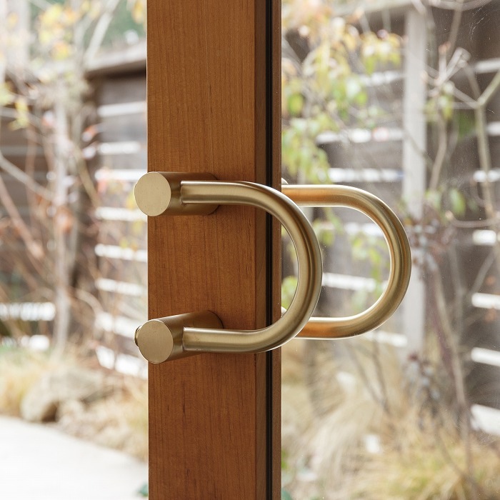 真鍮 U字ドアハンドル | おすすめ | オリジナル家具・金物の上手工作所