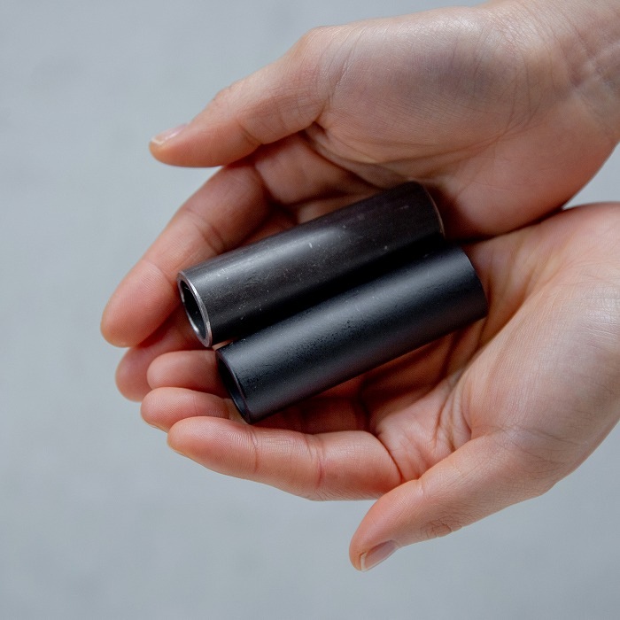 パイプ，天然材質， ◇アルミ 丸パイプ(A6063)生地材 各品形状の(500mm)各定寸長での販売