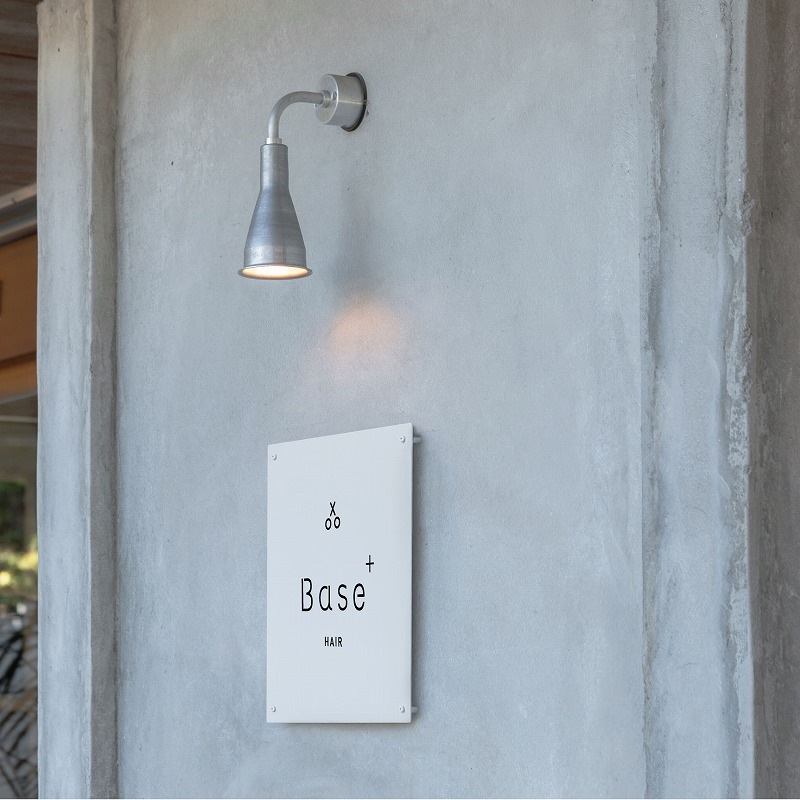 壁面看板 (白)<サイズオーダー>サイン有り