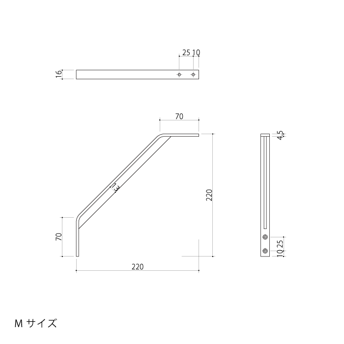 Beamブラケットパーツ（鉄）