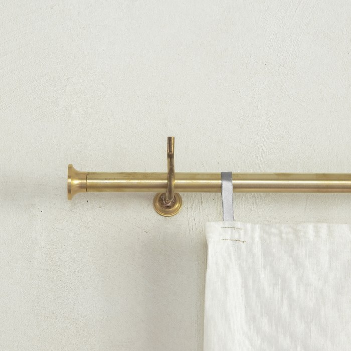 Swan】カーテンレールパイプセット（真鍮） | 金物,カーテンレール
