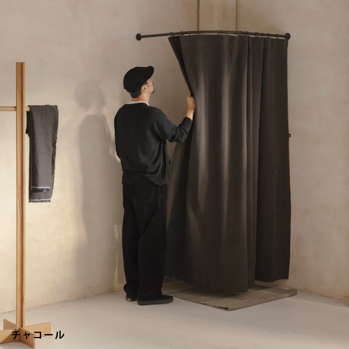 L字型 フィッティングルーム | 金物,カーテンレール,フィッティング