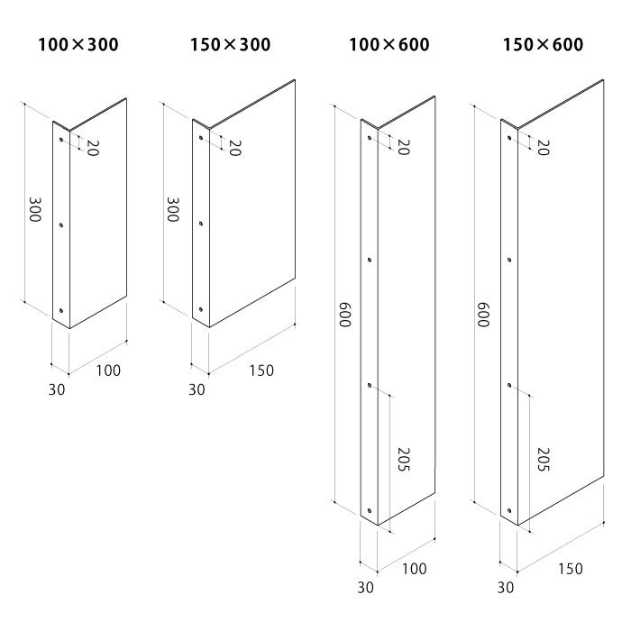 錆びないプレート 突き出しサイン（白） | 看板,壁面看板,突き出し看板