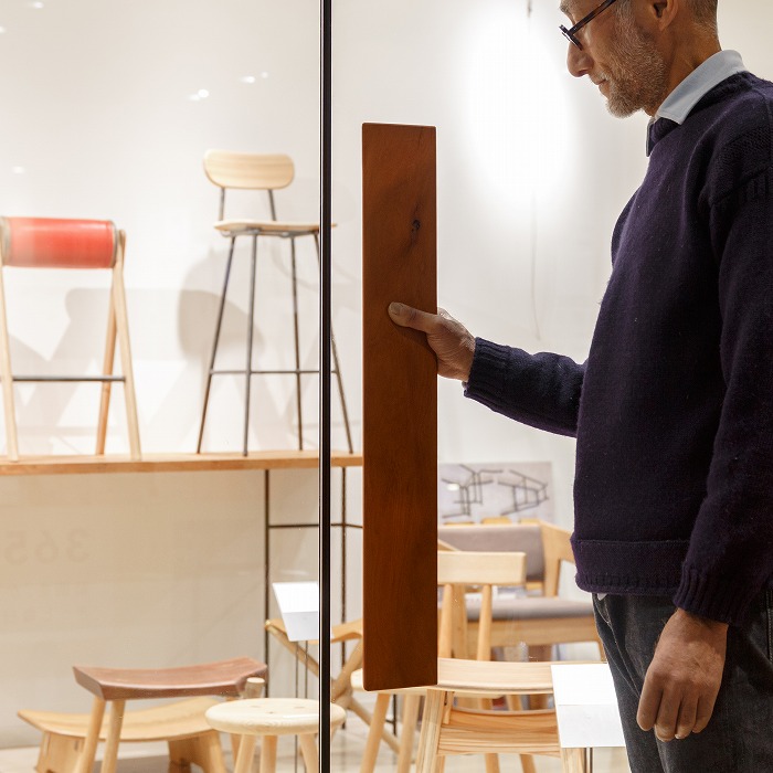 【etto】木製ドアハンドル ロング